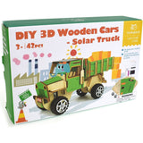 DIY 3D Wooden Solar Truck Science & Craft Kit - Toybox Tales