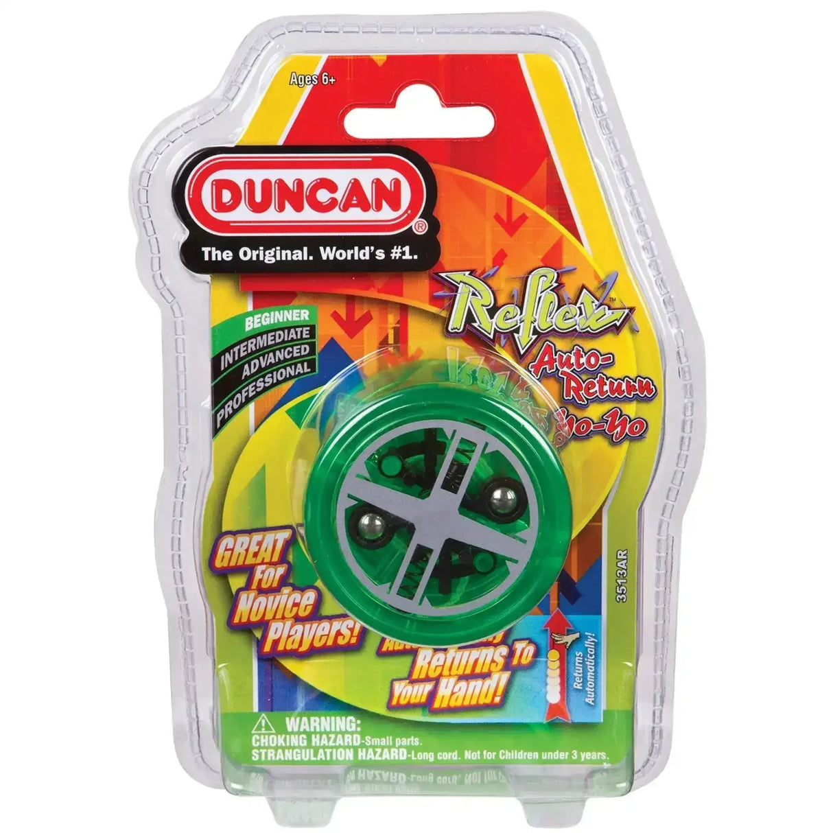 Duncan Yo Yo Beginner Reflex Auto Return (Assorted Colours) - Toybox Tales