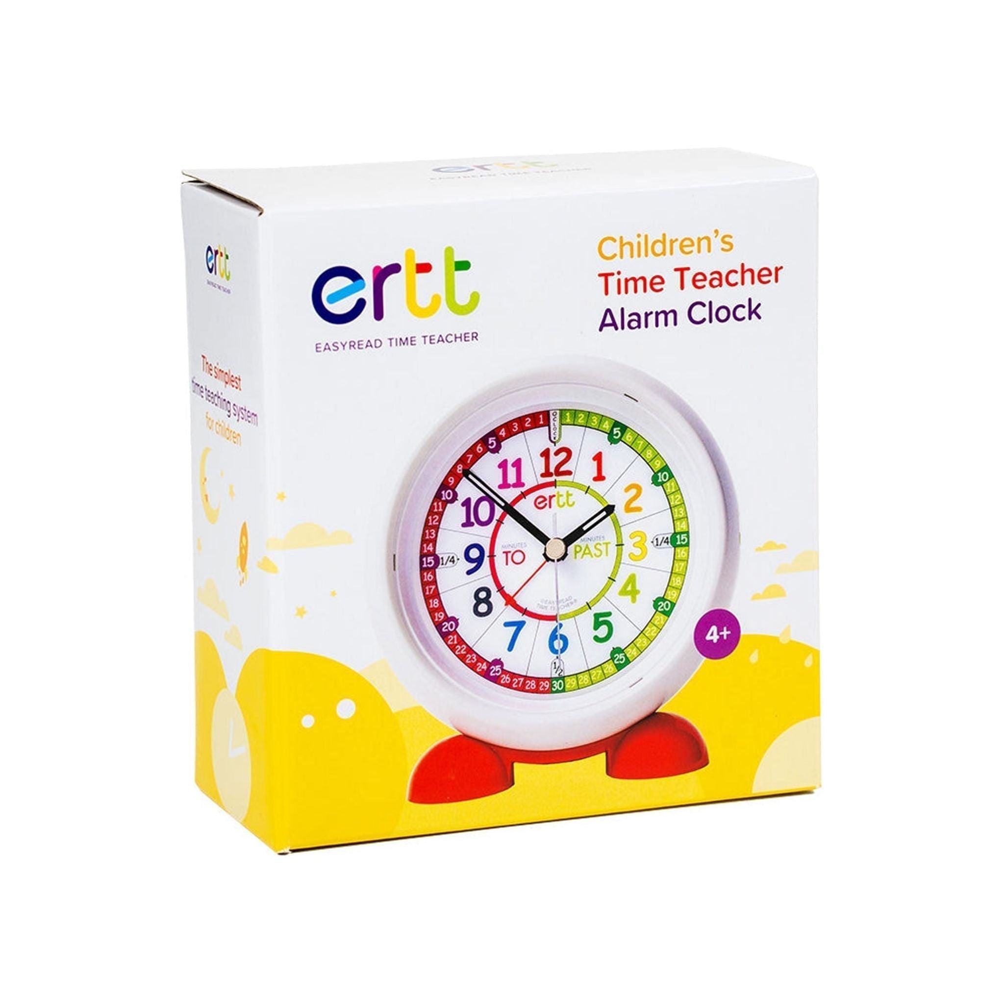 Easy Read Time Teacher Alarm Clock - Rainbow - Toybox Tales