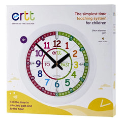 Easy Read Time Teacher Wall Clock - Toybox Tales