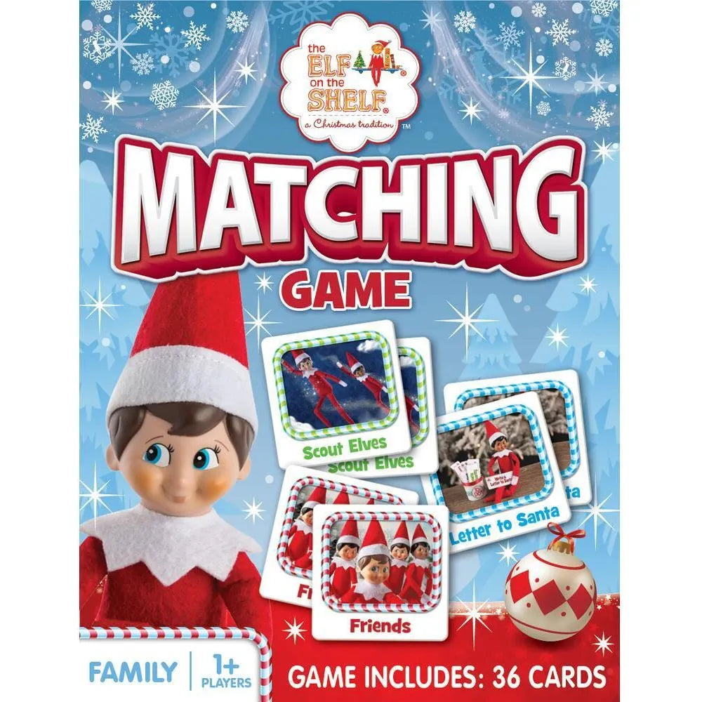 Elf on the Shelf Matching Game - Toybox Tales