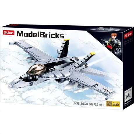 F/A 18E Super Bumblebee - 682pcs - Toybox Tales