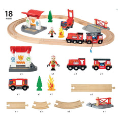 Firefighter Set (18 Pieces) - Toybox Tales