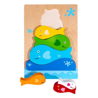 Fish Stacker Puzzle - Toybox Tales