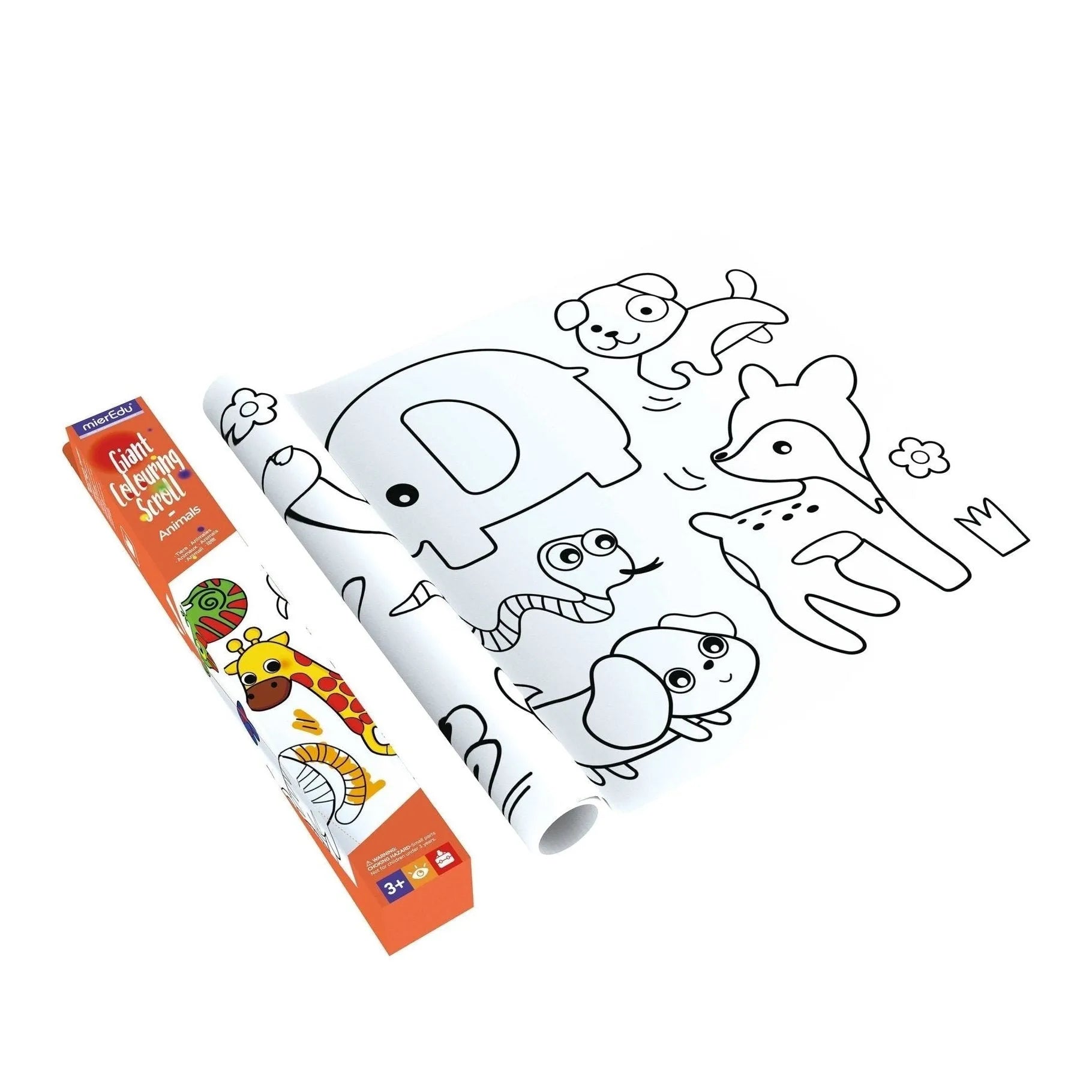 Giant Colouring Scroll - Animals - Toybox Tales