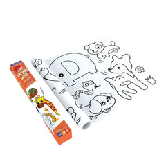 Giant Colouring Scroll - Animals - Toybox Tales