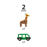 Giraffe and Wagon for Railway - Toybox Tales