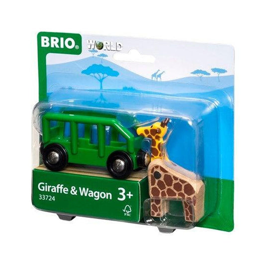 Giraffe and Wagon for Railway - Toybox Tales