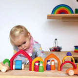 Grimm's Stacking House Coloured - Toybox Tales