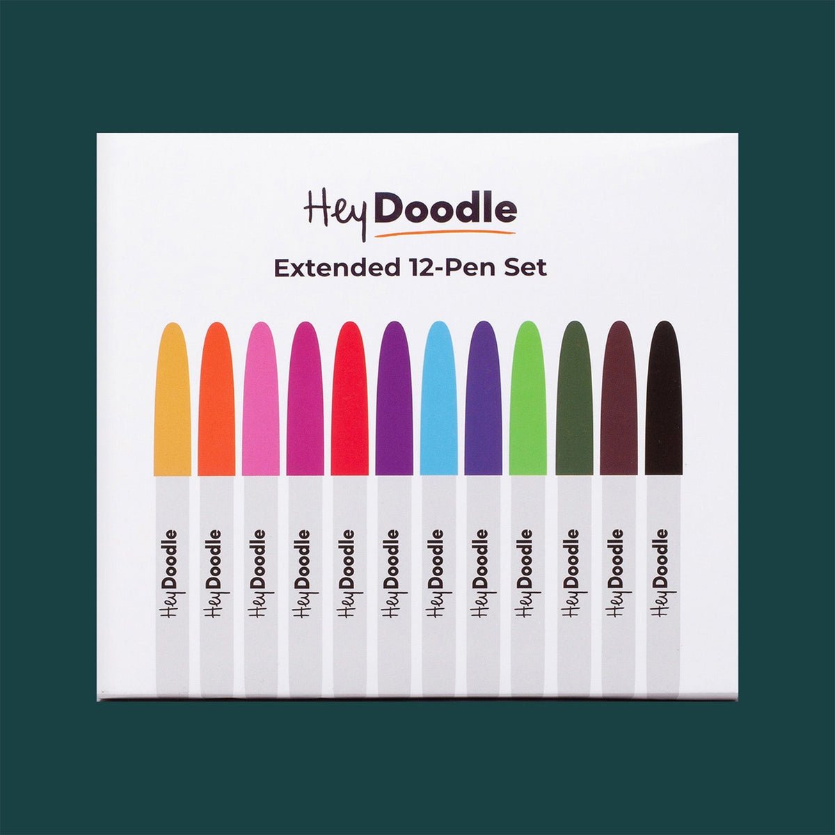HeyDoodle - Standard 12 Pen Set - Toybox Tales