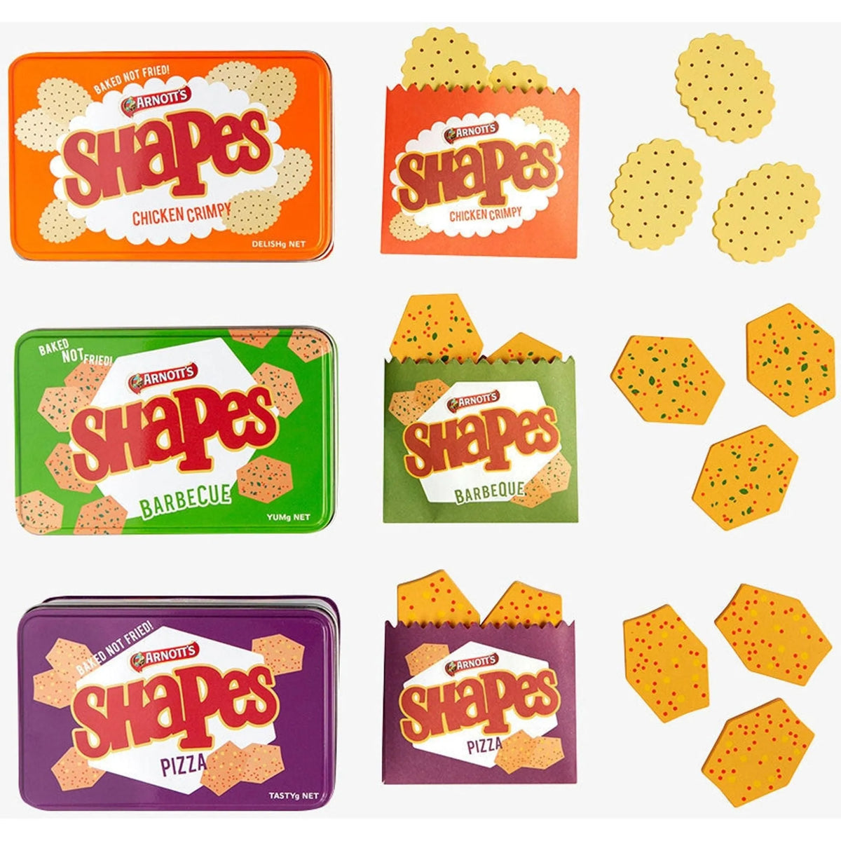 Iconic Toy - Arnott's Shapes - Toybox Tales