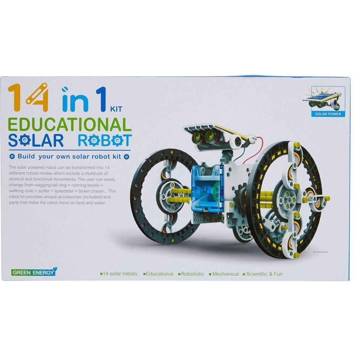 Johnco 14 in 1 Educational Solar Robot - Toybox Tales