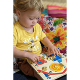 Latches Activity Wooden Puzzle Board - Toybox Tales
