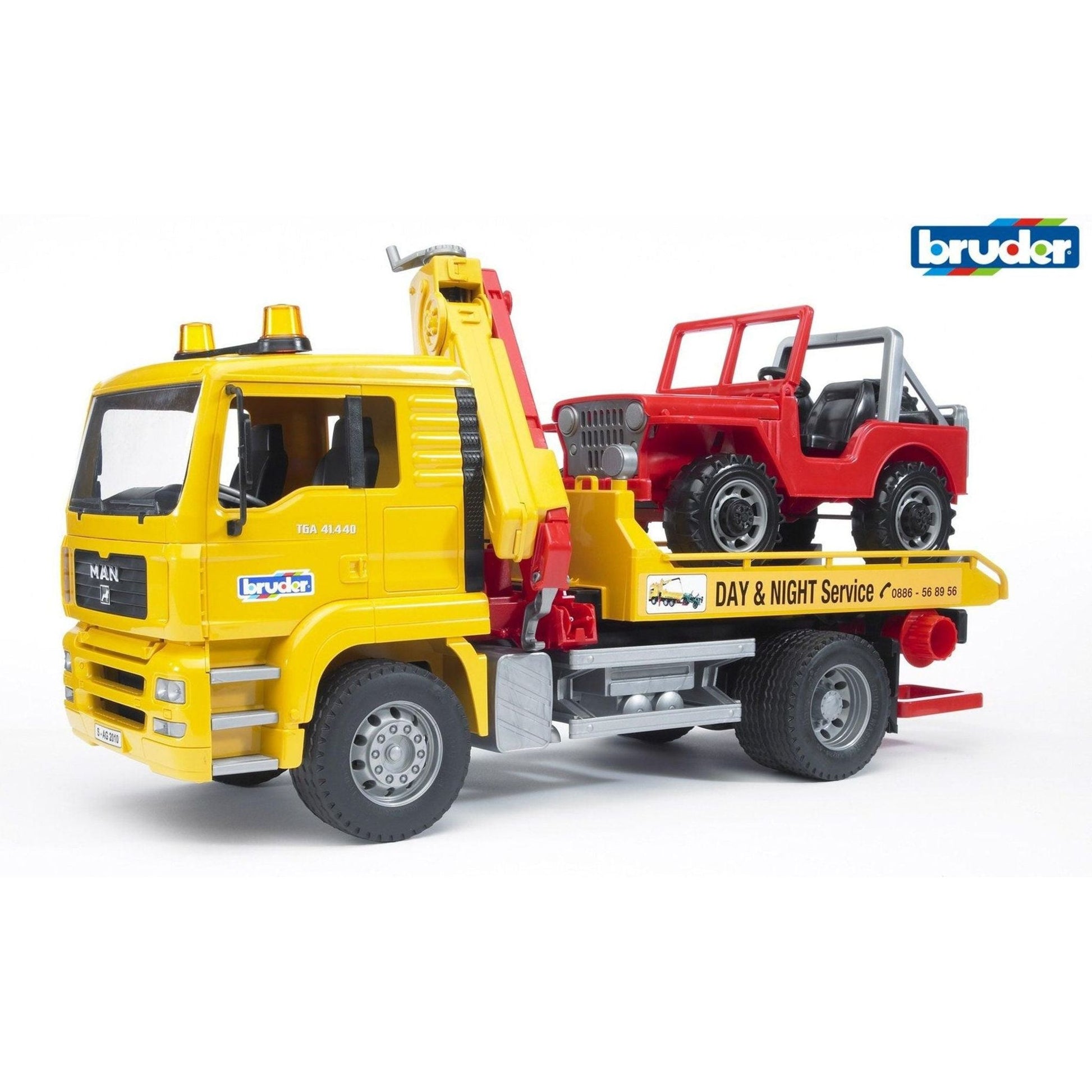 MAN TGA Breakdown Truck with CC Vehicle 1:16 - Toybox Tales