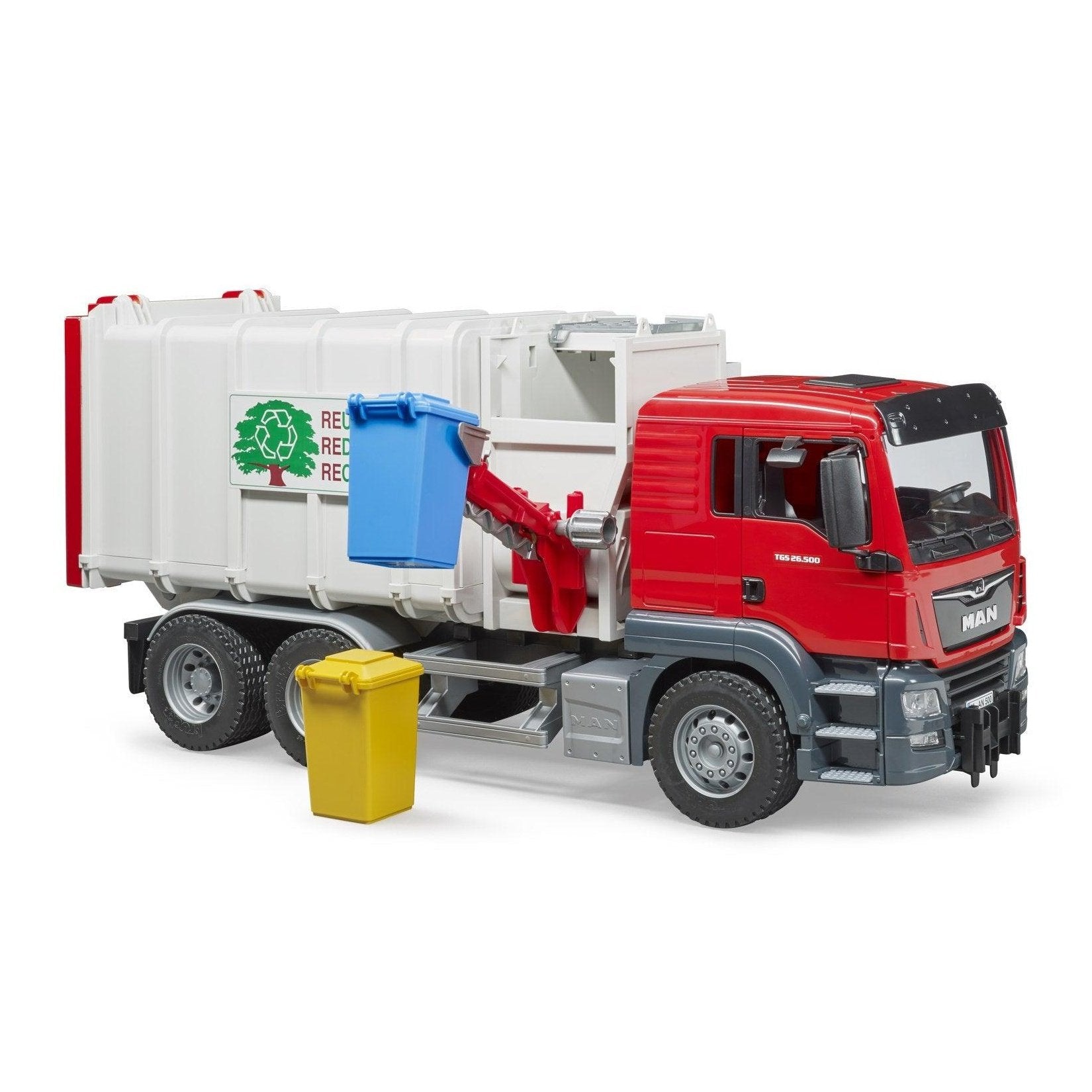 MAN TGS Side loading garbage truck 1:16 - Toybox Tales