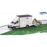 MB Sprinter Animal Transporter inc 1 Horse 1:16 - Toybox Tales