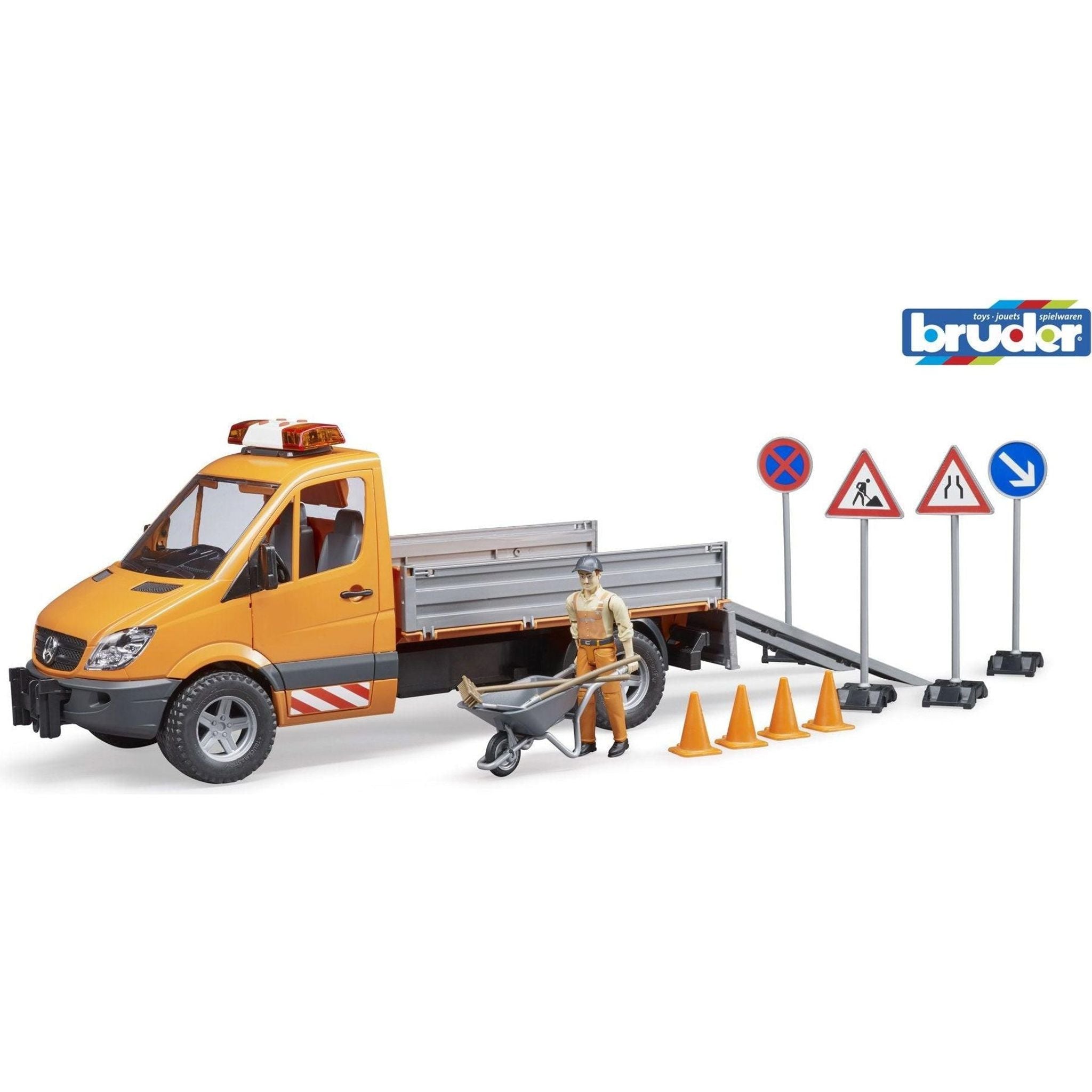 MB Sprinter Municipal with Light & Sound Module 1:16 - Toybox Tales