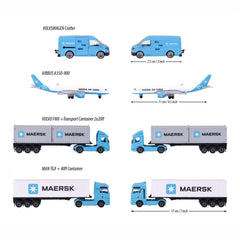 Maersk Transport Vehicle (3 Assorted) - Toybox Tales