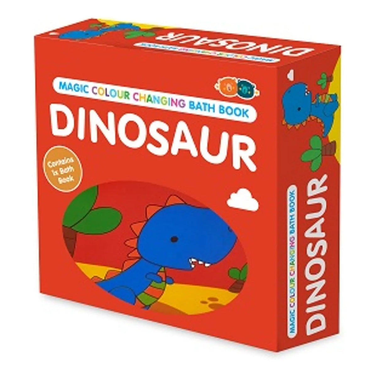 Magic Colour Changing Bath Book - Dinosaur - Toybox Tales