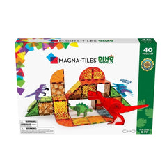 Magna-Tiles - Dino World - 40 Piece Set - Toybox Tales