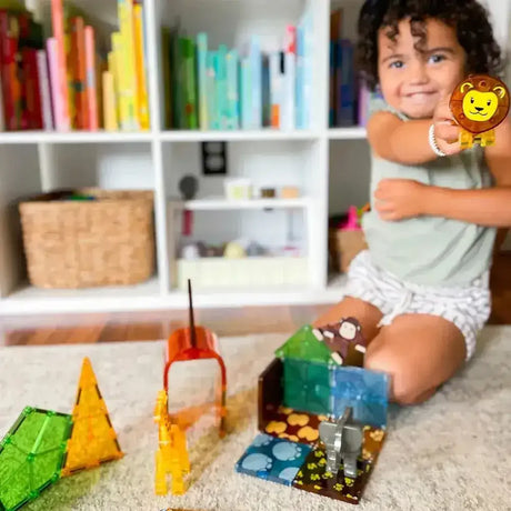 Magna-Tiles - Safari Animals - 25 Piece Set - Toybox Tales