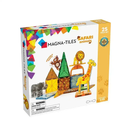 Magna-Tiles - Safari Animals - 25 Piece Set - Toybox Tales
