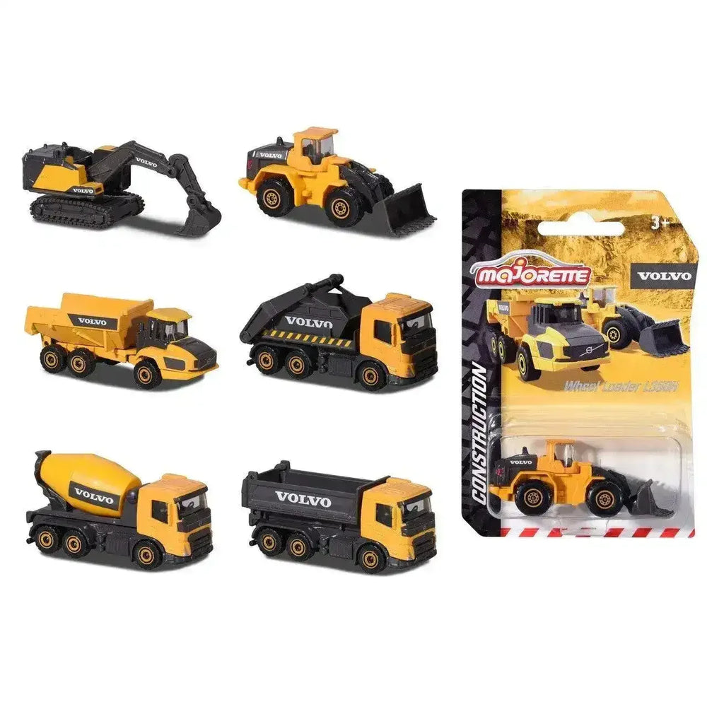 Majorette Volvo Contruction Vehicles (Assorted) - Toybox Tales