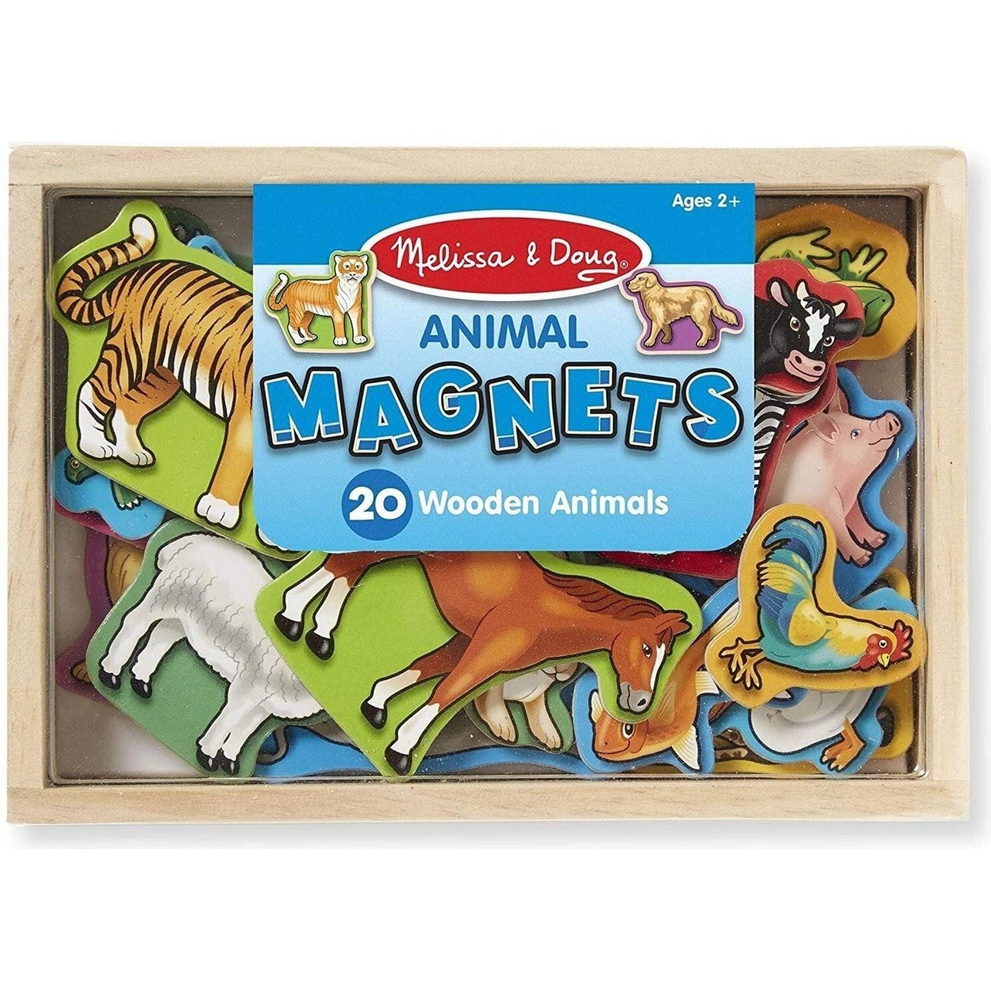 Melissa & Doug - Animal Magnets - 20 Piece - Toybox Tales