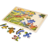 Melissa & Doug - Dinosaurs Jigsaw (24 Pieces) - Toybox Tales