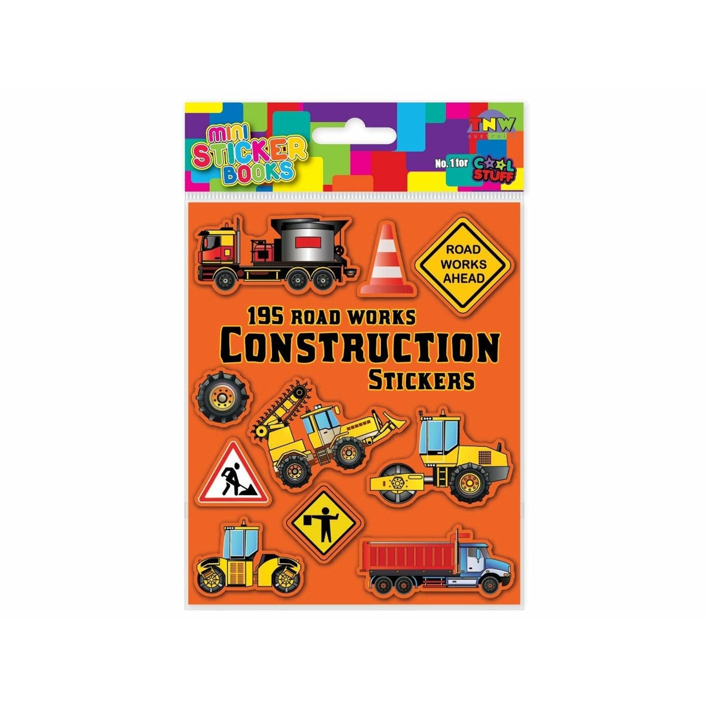 Mini Sticker Book - Construction - Toybox Tales