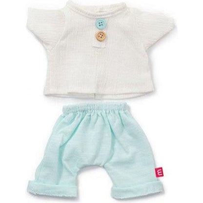 Miniland Clothing Sea Coloured T-shirt and Pants Set, 38 cm - Toybox Tales