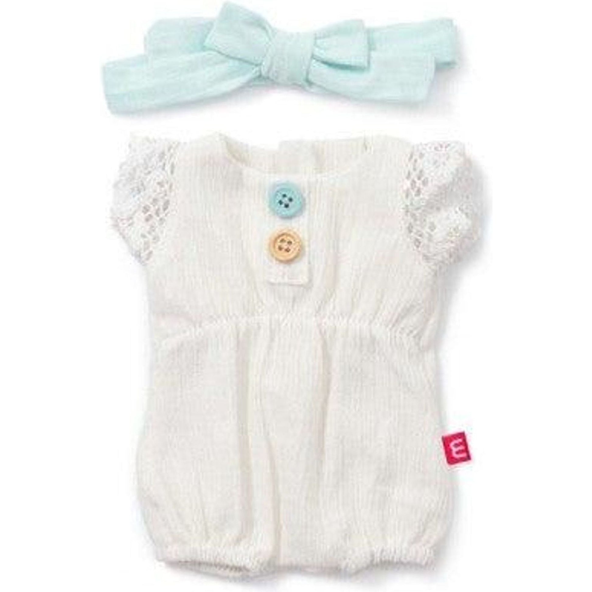 Miniland Clothing Sea Romper and Hairband Set, 38 cm - Toybox Tales