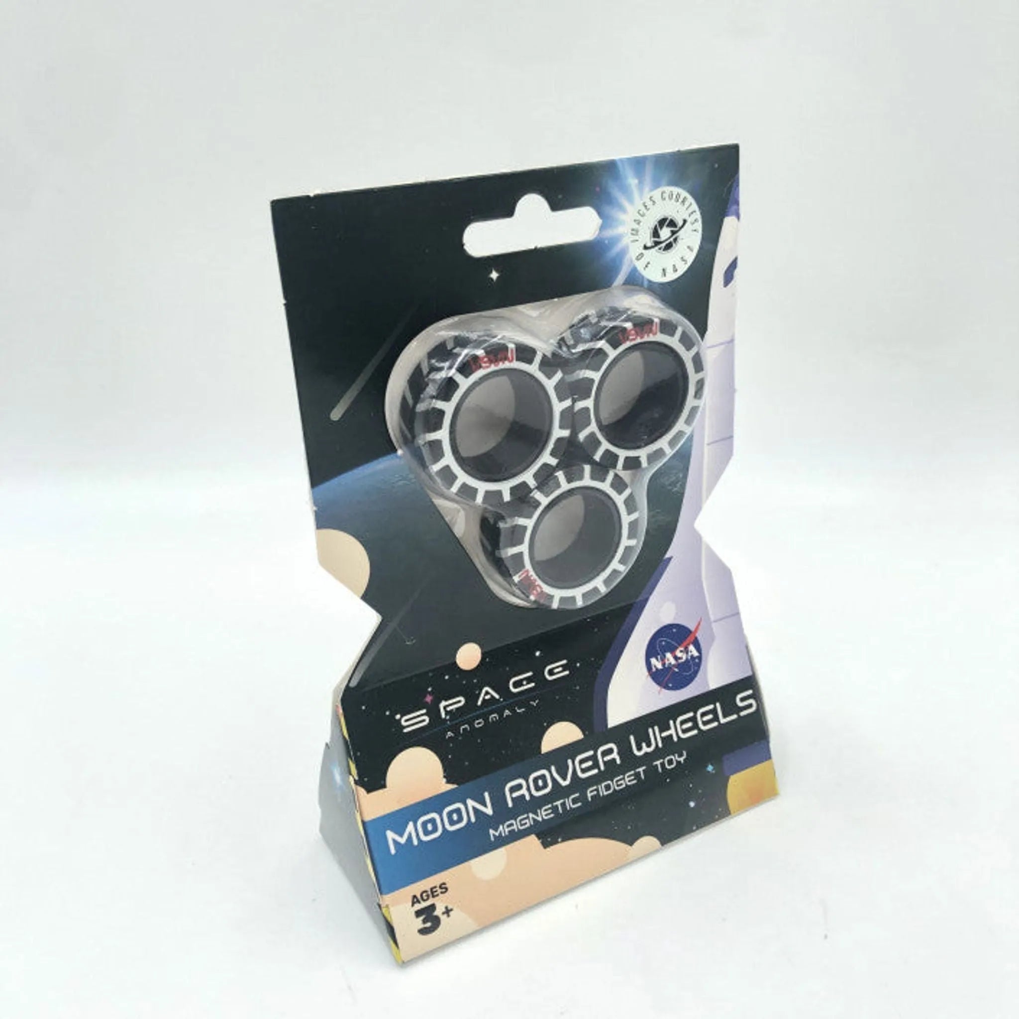 NASA Space Anomaly Moon Rover Wheels Magnetic Fidget Toy - Toybox Tales