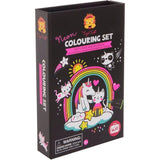 Neon Colouring Set - Unicorns and Friends - Toybox Tales