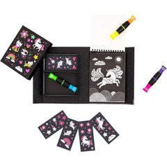 Neon Colouring Set - Unicorns and Friends - Toybox Tales