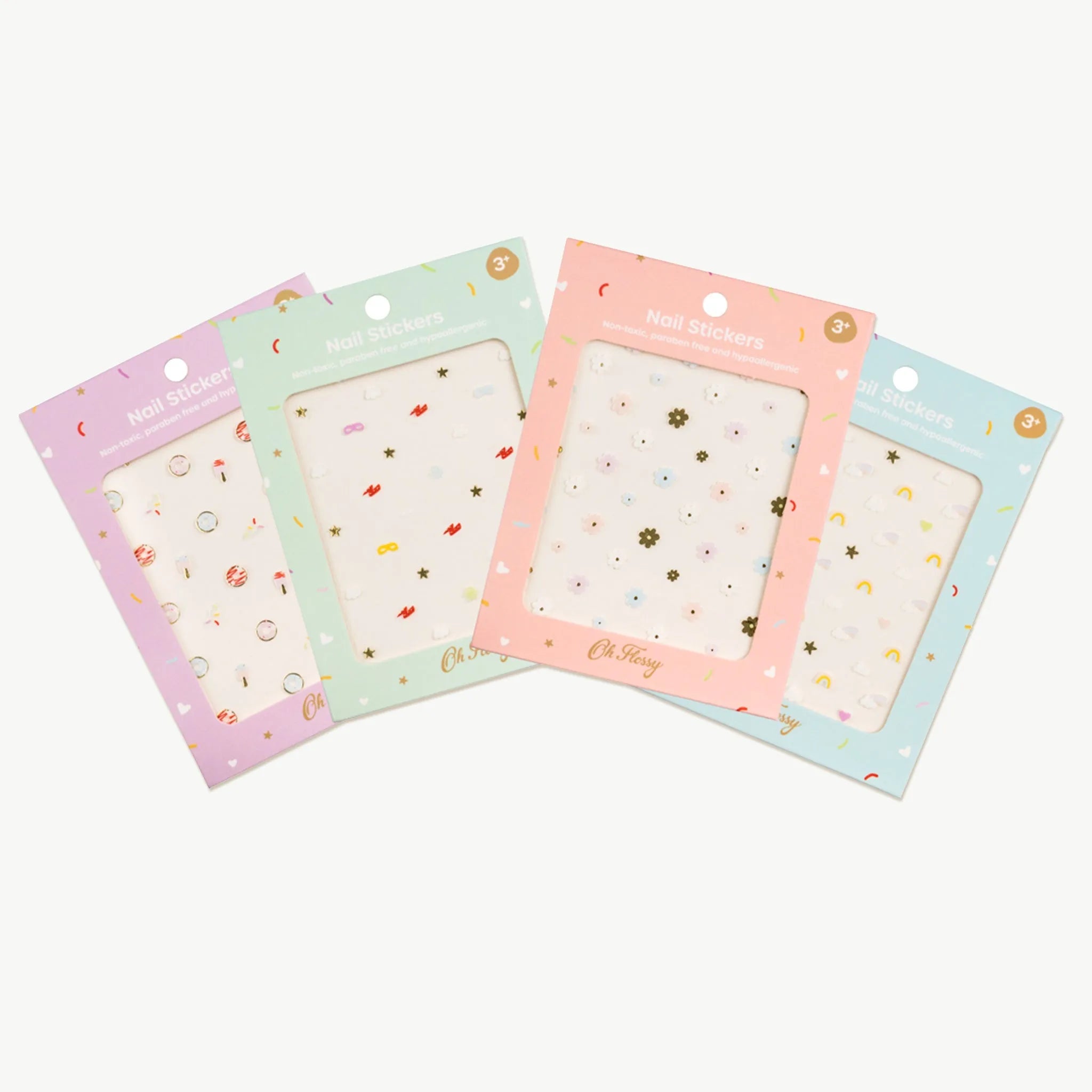 Oh Flossy Nail Stickers - Toybox Tales