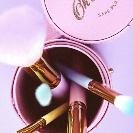 Oh Flossy 5-Piece Rainbow Makeup Brush Set - Toybox Tales
