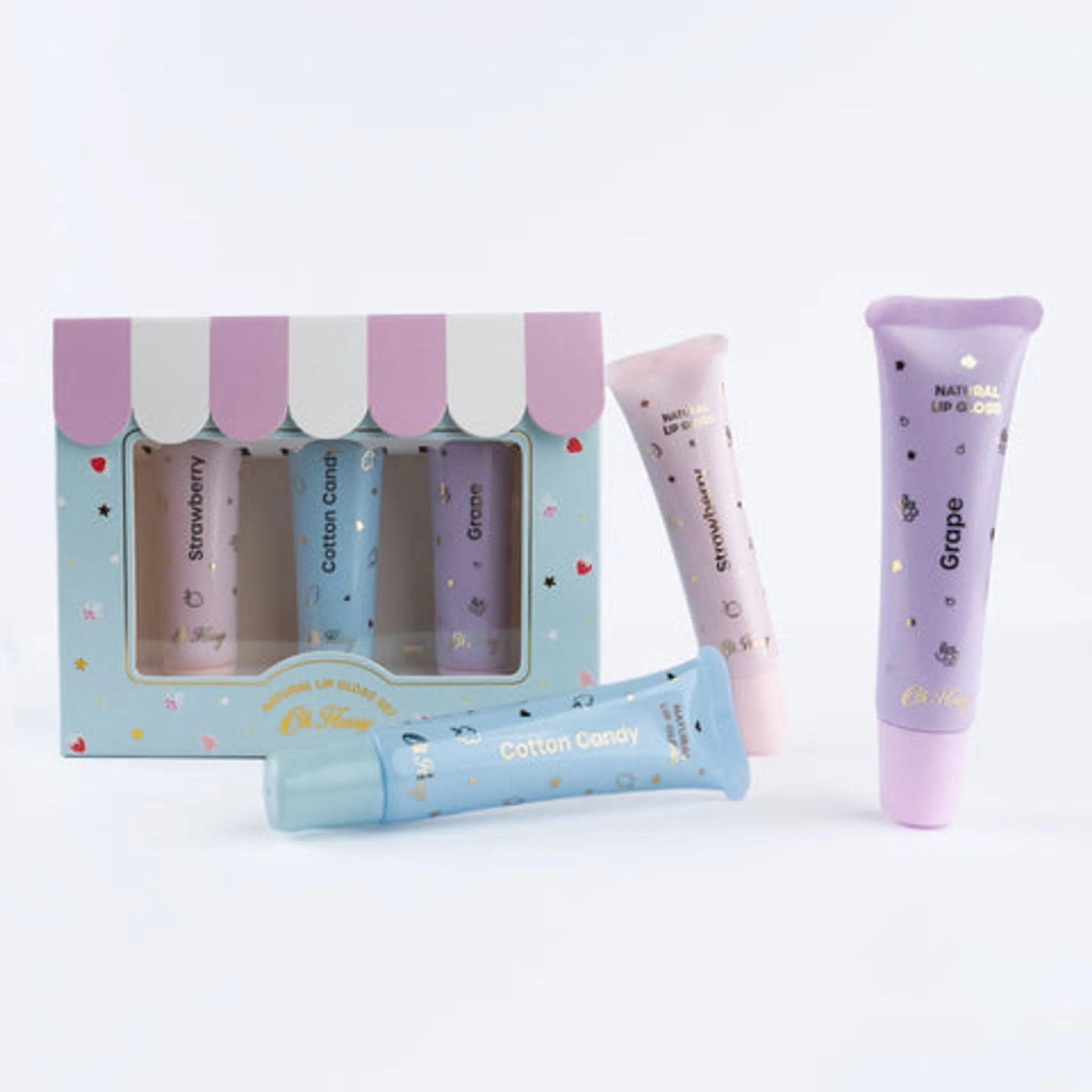 Oh Flossy Natural Lip Gloss Set - Toybox Tales