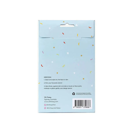 Oh Flossy Reusable Adhesive Face Paint & Makeup Stencils - Toybox Tales