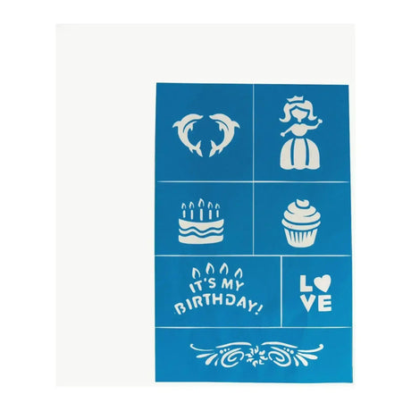 Oh Flossy Reusable Adhesive Face Paint & Makeup Stencils - Toybox Tales