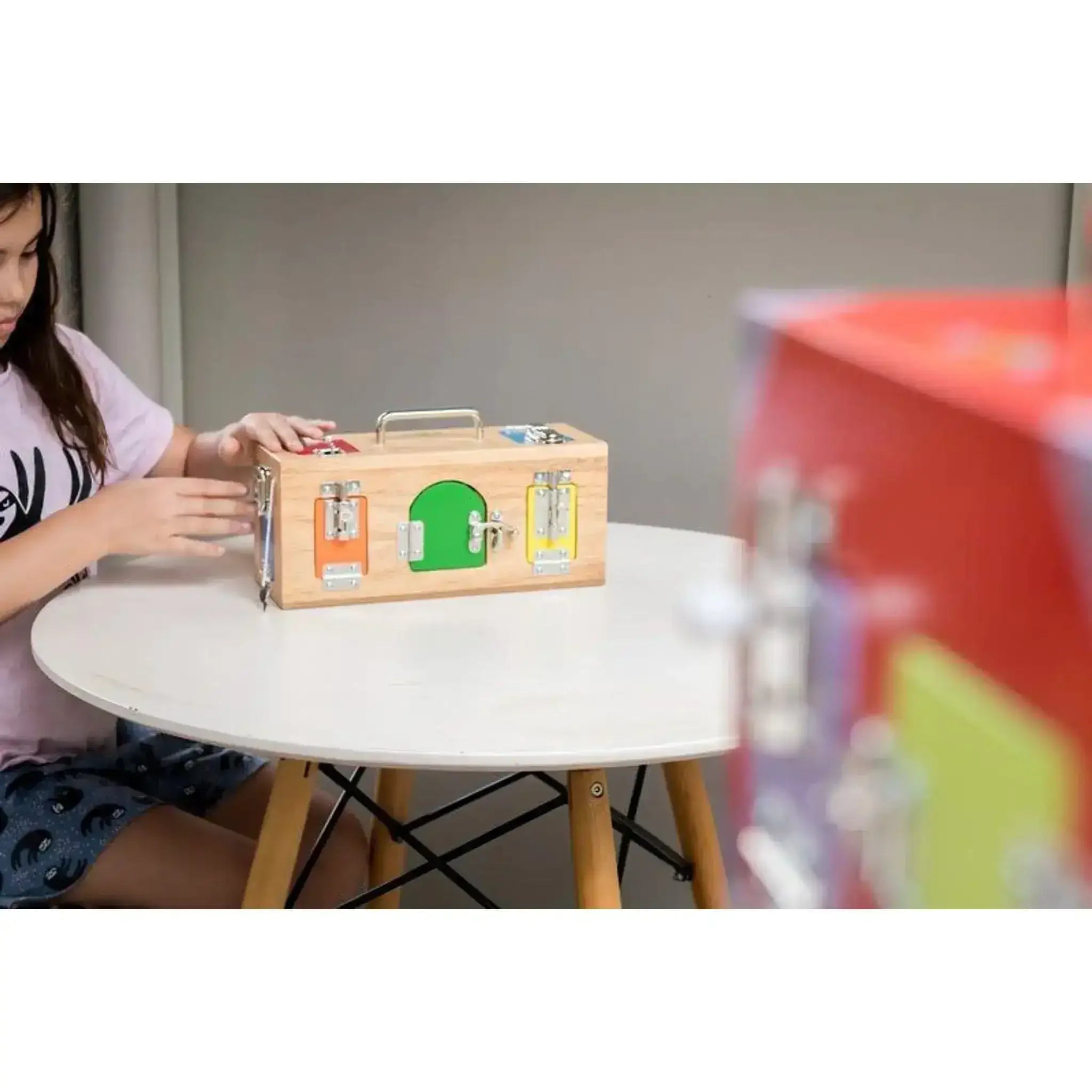 Original Lock Activity Box | Toybox Tales