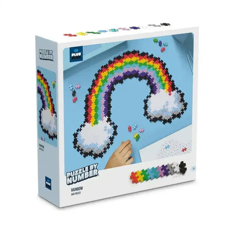 Plus-Plus Puzzle By Number - Rainbow 500 Pieces - Toybox Tales