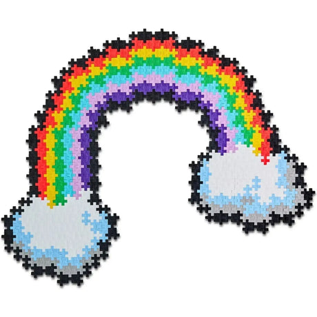Plus-Plus Puzzle By Number - Rainbow 500 Pieces - Toybox Tales