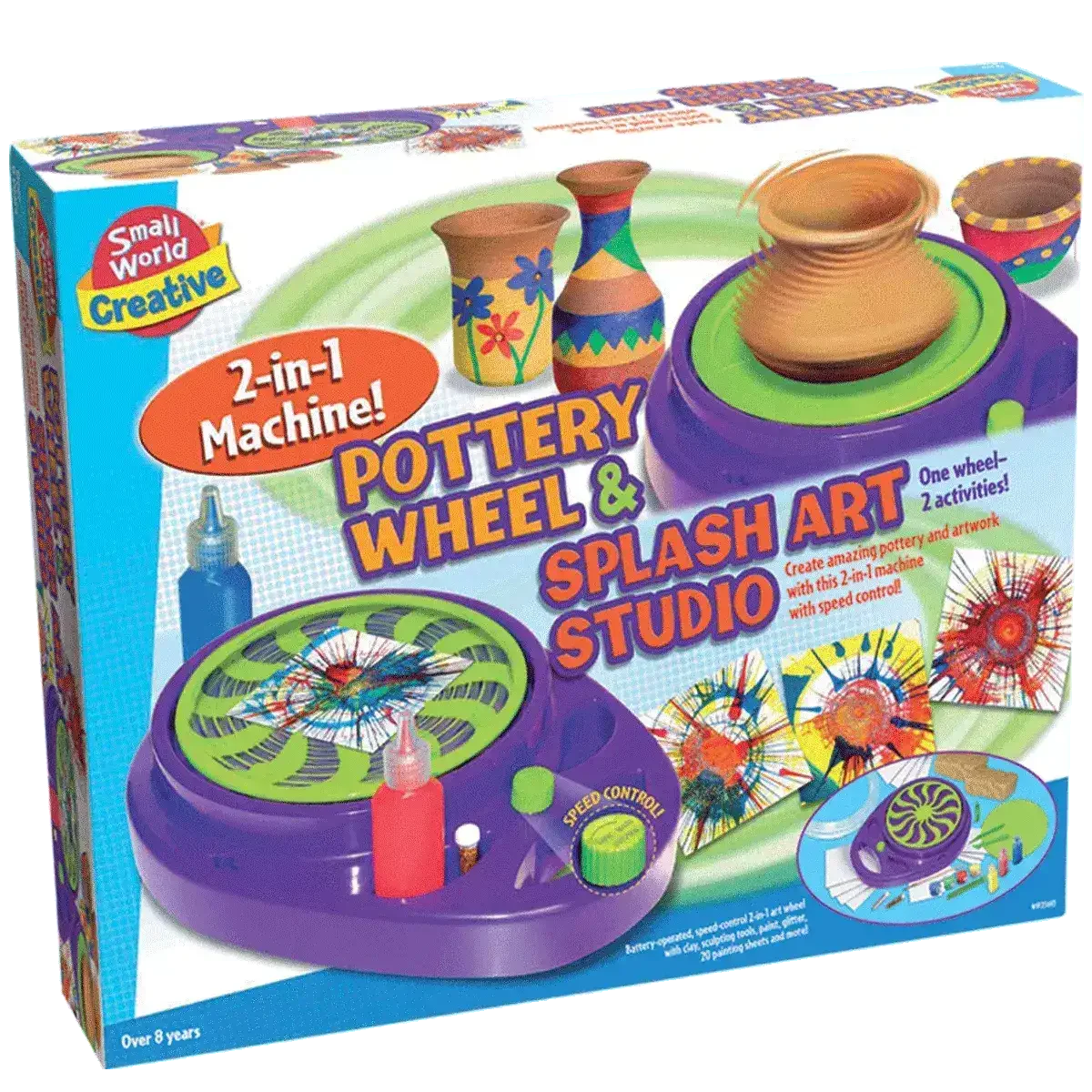 Pottery & Splash Art Studio 2In1 - Craft Ceramic Kit - Toybox Tales
