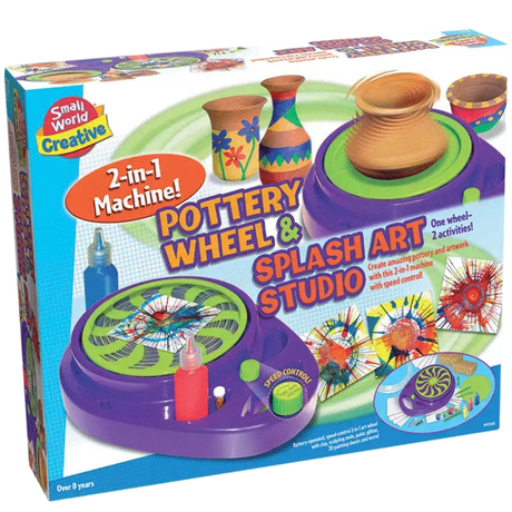 Pottery & Splash Art Studio 2In1 - Craft Ceramic Kit - Toybox Tales