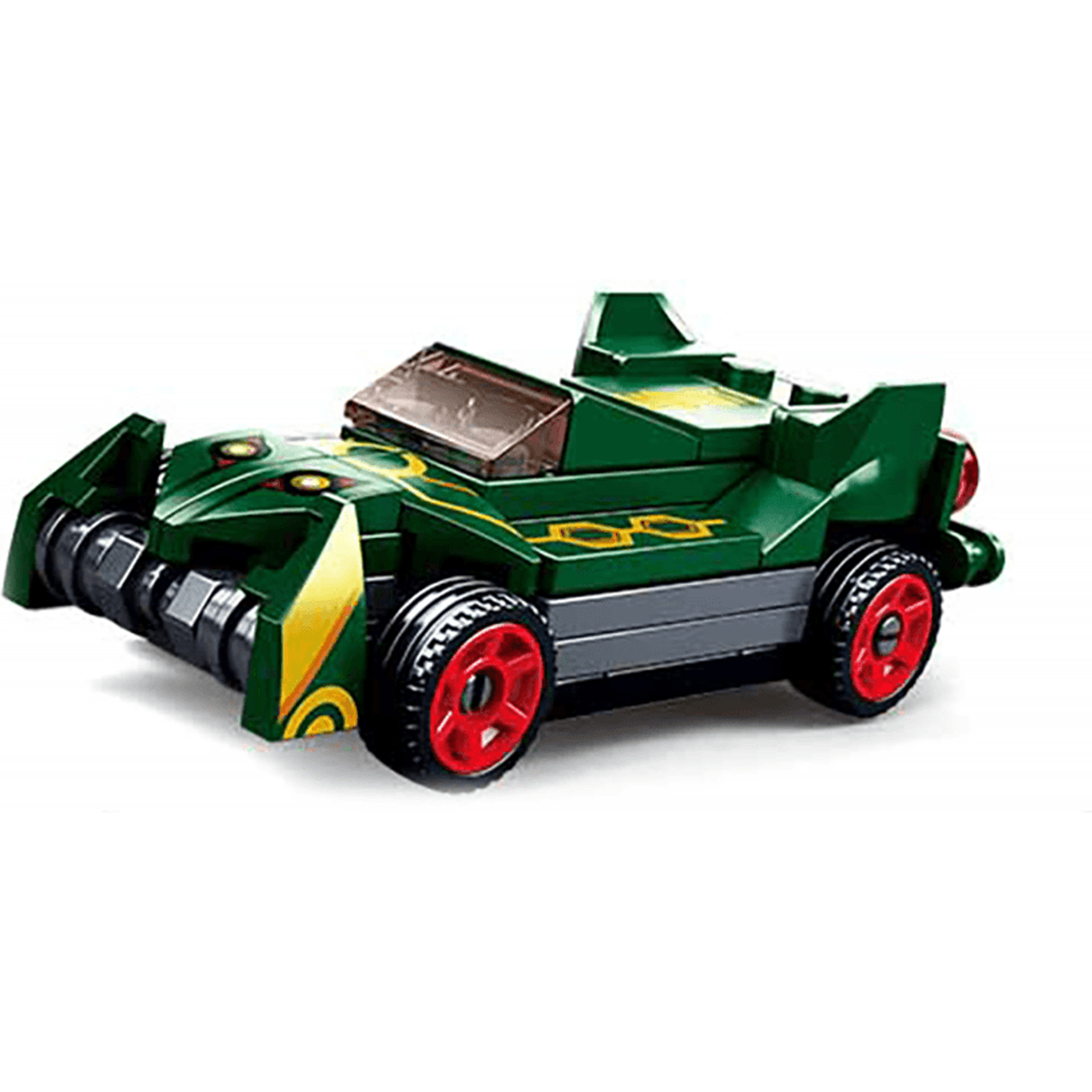 Power Bricks Pull Back Car - Drifting Green - Toybox Tales