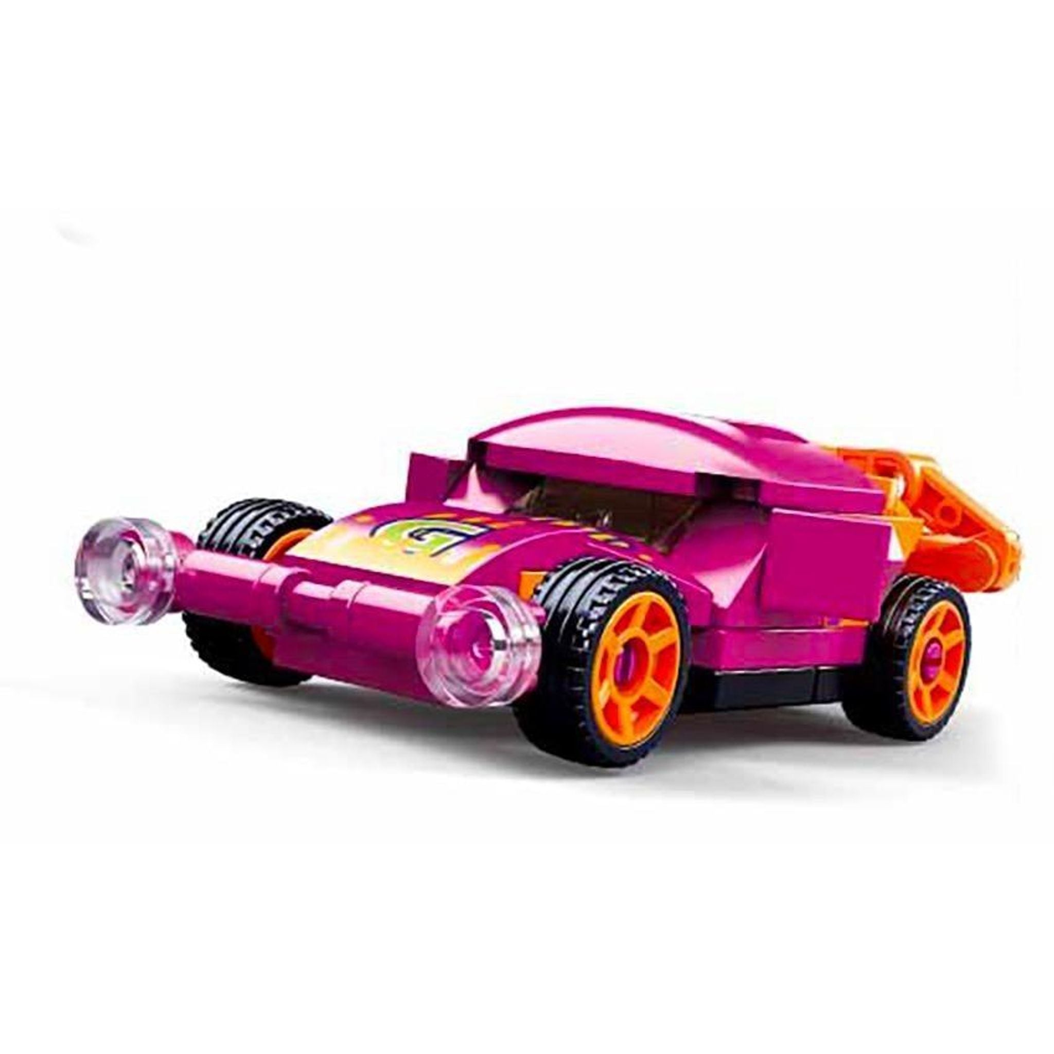 Power Bricks Pull Back Car - Purple Wing - Toybox Tales