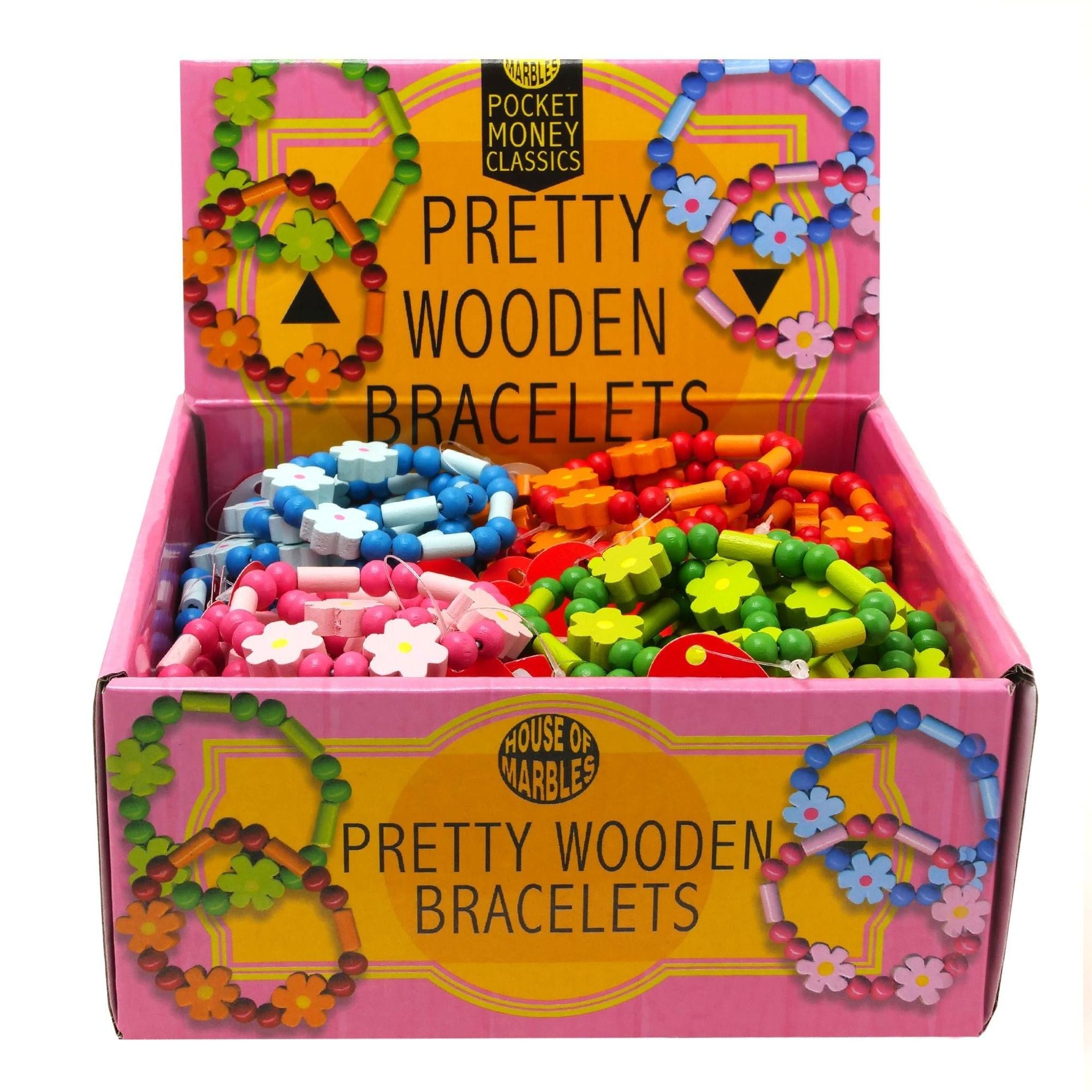 Pretty Wooden Bracelet - Toybox Tales
