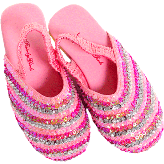 Princess Slide Shoes - Light Pink - Toybox Tales