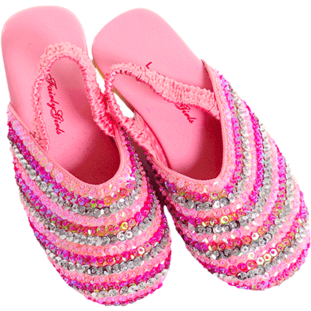 Princess Slide Shoes - Light Pink - Toybox Tales